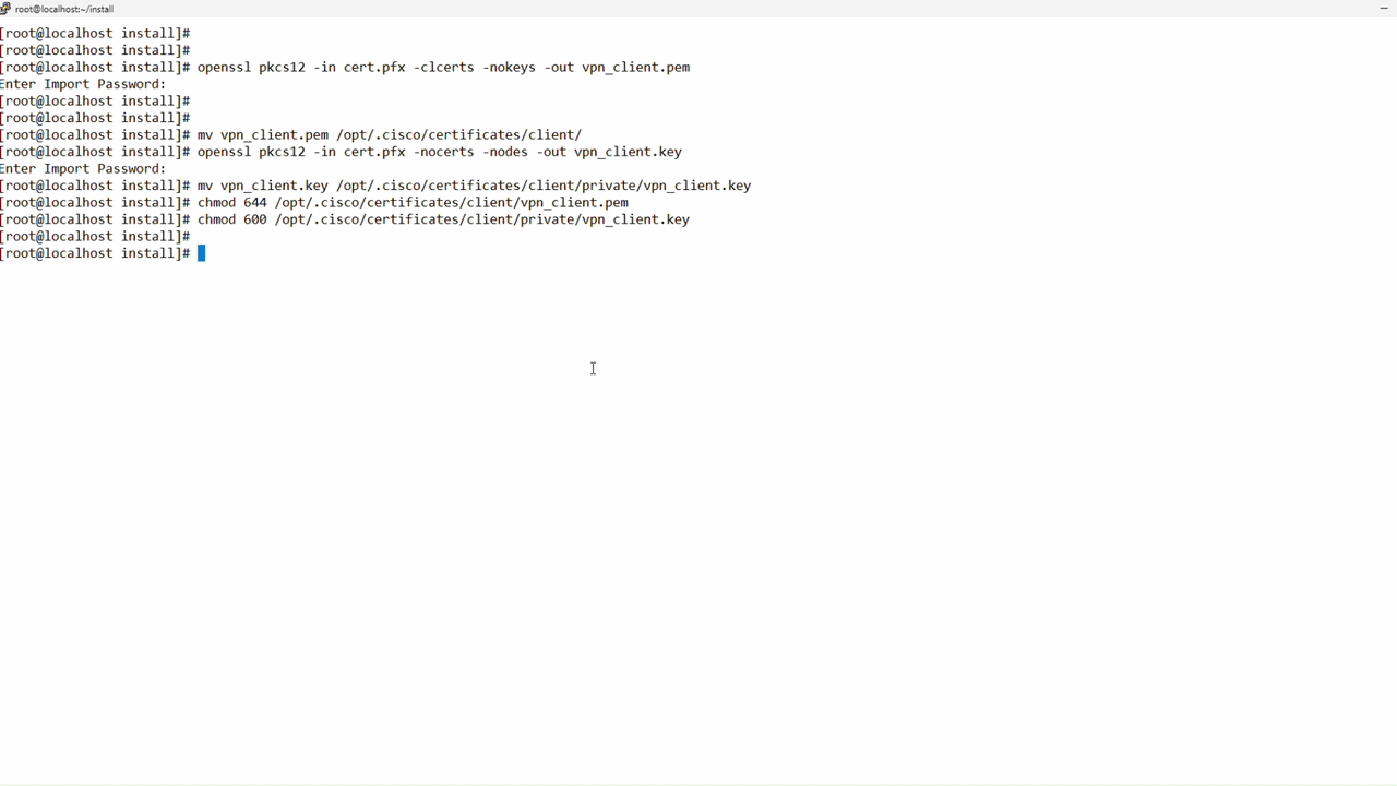 User Profile Creation Screenshot